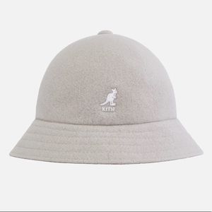 KITH x Kangol grey bucket hat - unisex Large size - hallow gray color